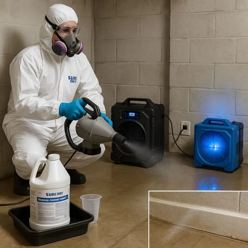 Sanitization and Odor Removal process in Cannon Falls, MN