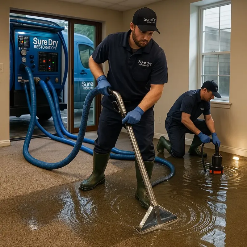 Water Extraction and Removal process in Cannon Falls, MN
